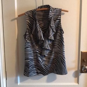 Zebra print blouse